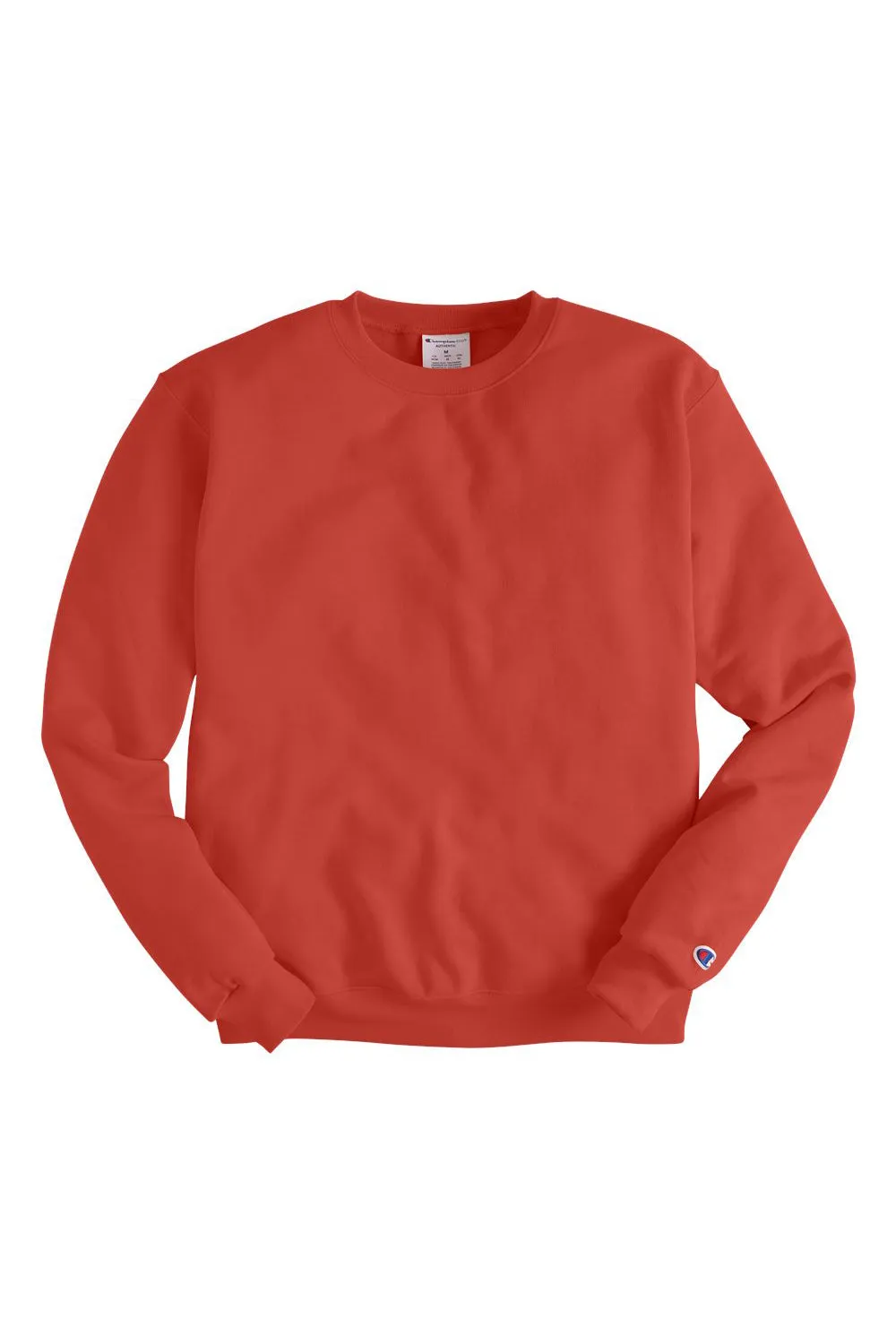 Champion Mens Double Dry Eco Moisture Wicking Fleece Crewneck Sweatshirt - Red River Clay