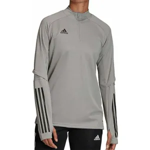 Clothing Adidas  Women adidas Condivo 20 Half Zip Long Sleeve Womens Training Top - Grey