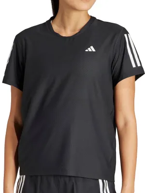 Clothing Adidas  Women adidas Own The Run Short Sleeve Womens Running Top - Black
