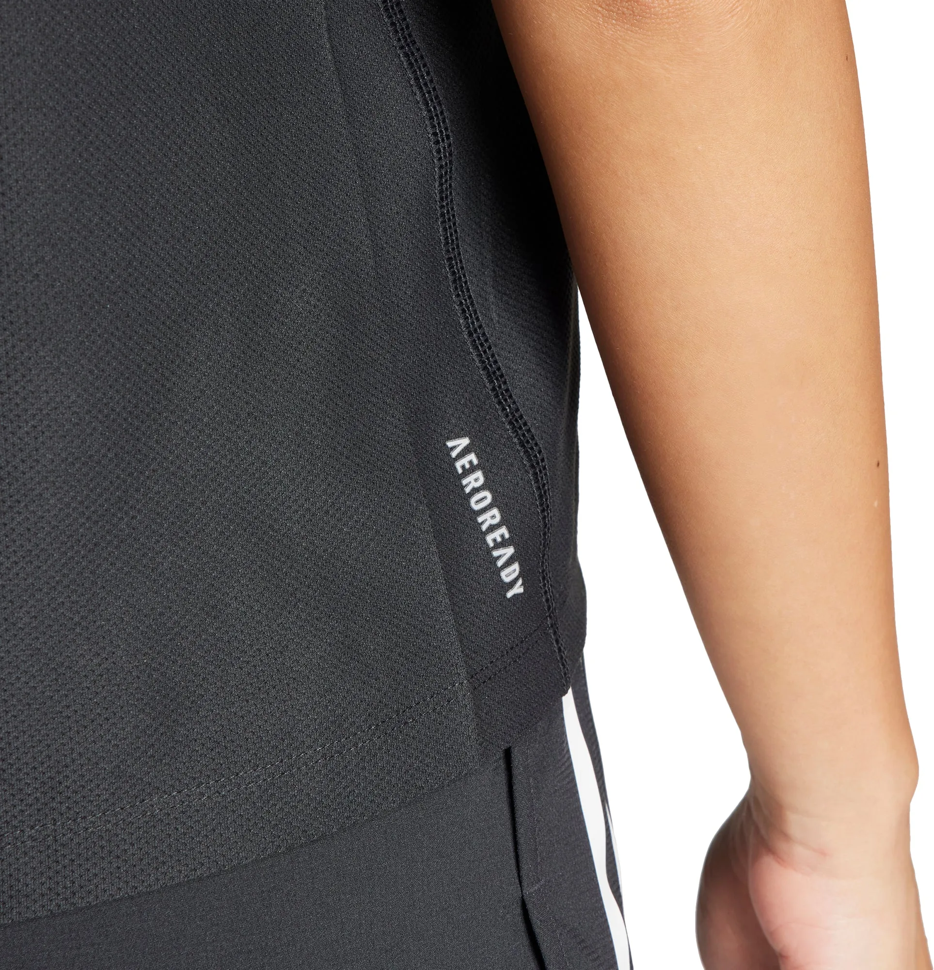 Clothing Adidas  Women adidas Own The Run Short Sleeve Womens Running Top - Black