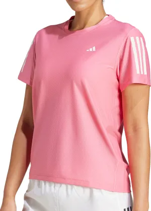 Clothing Adidas  Women adidas Own The Run Short Sleeve Womens Running Top - Pink