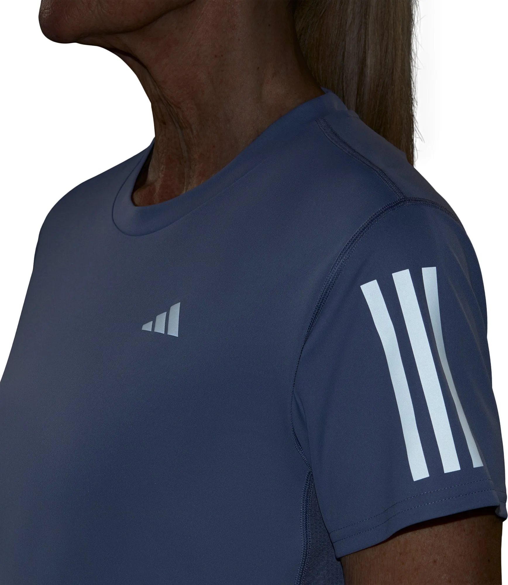 Clothing Adidas  Women adidas Own The Run Short Sleeve Womens Running Top - Purple