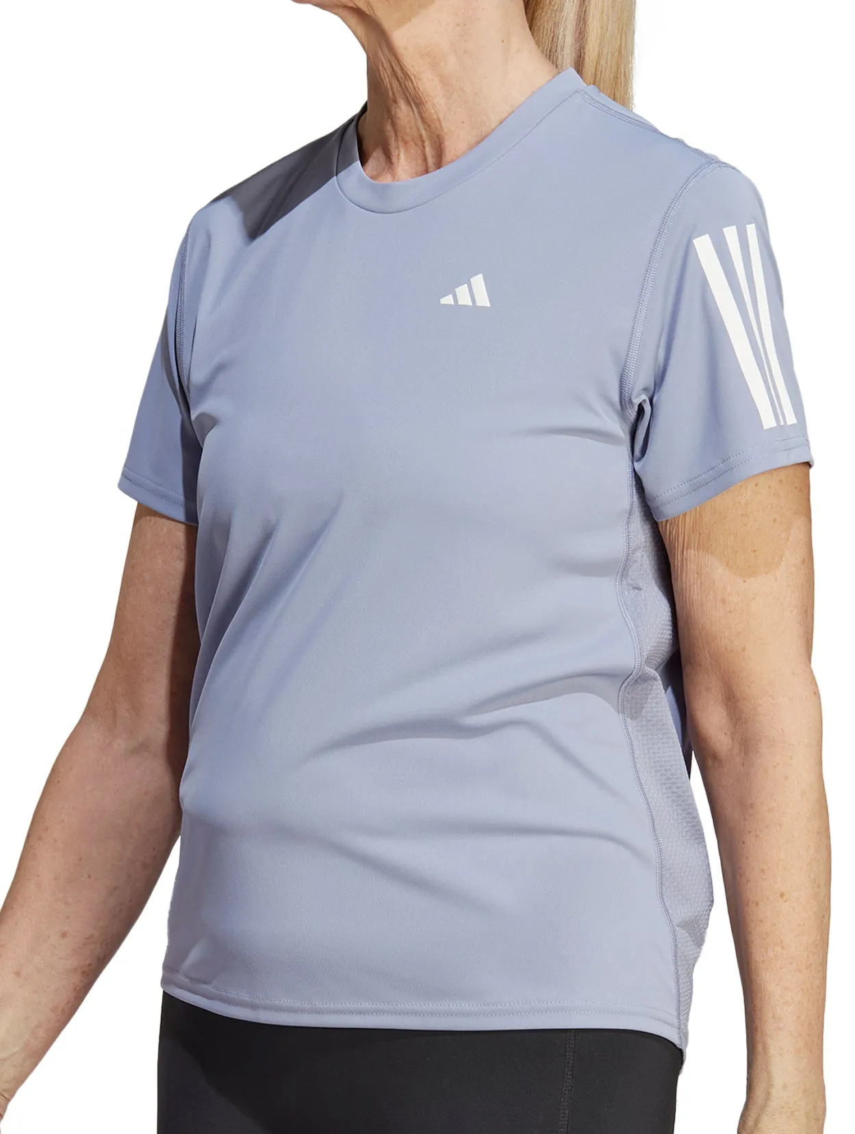 Clothing Adidas  Women adidas Own The Run Short Sleeve Womens Running Top - Purple