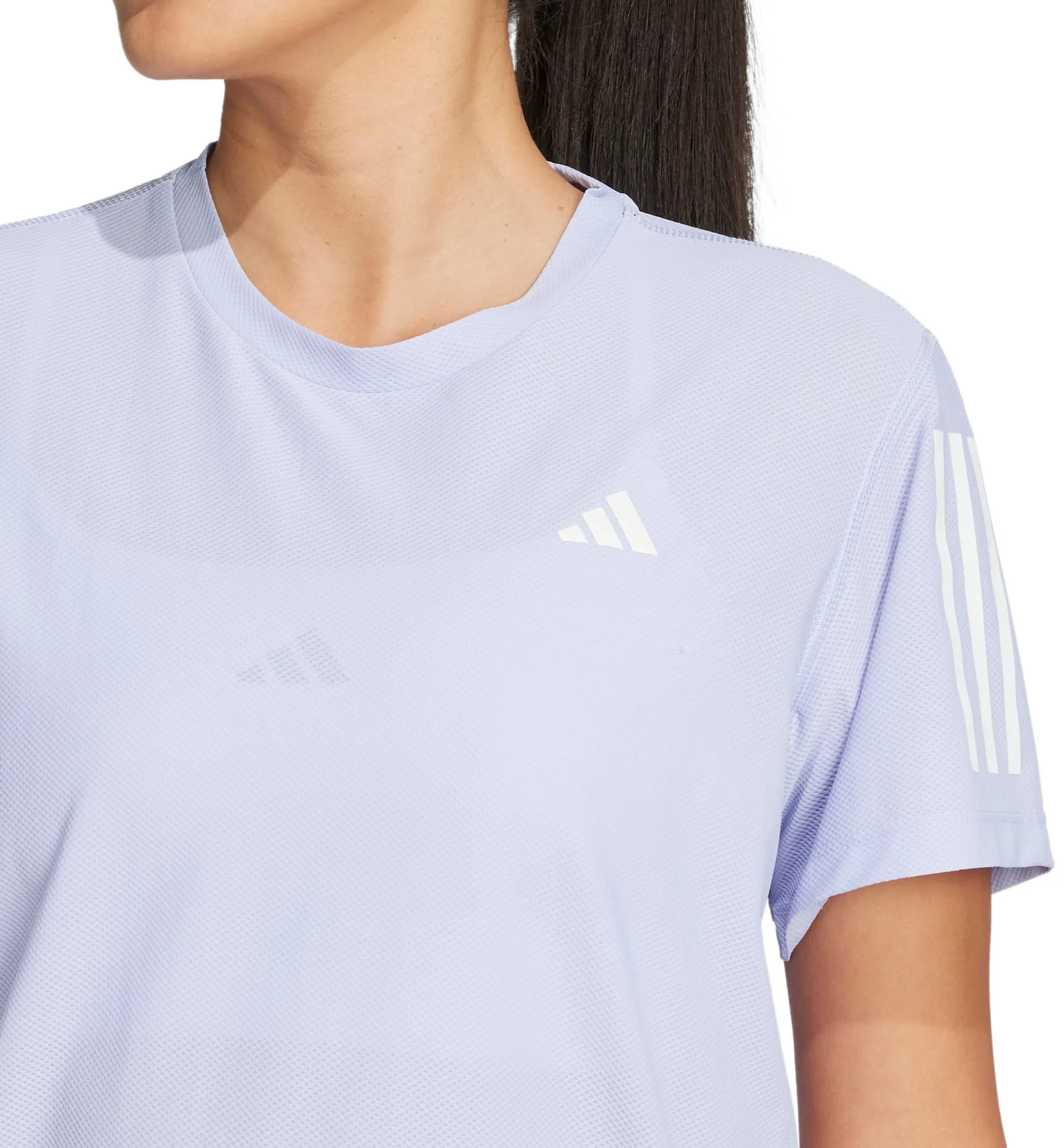 Clothing Adidas  Women adidas Own The Run Short Sleeve Womens Running Top - Purple