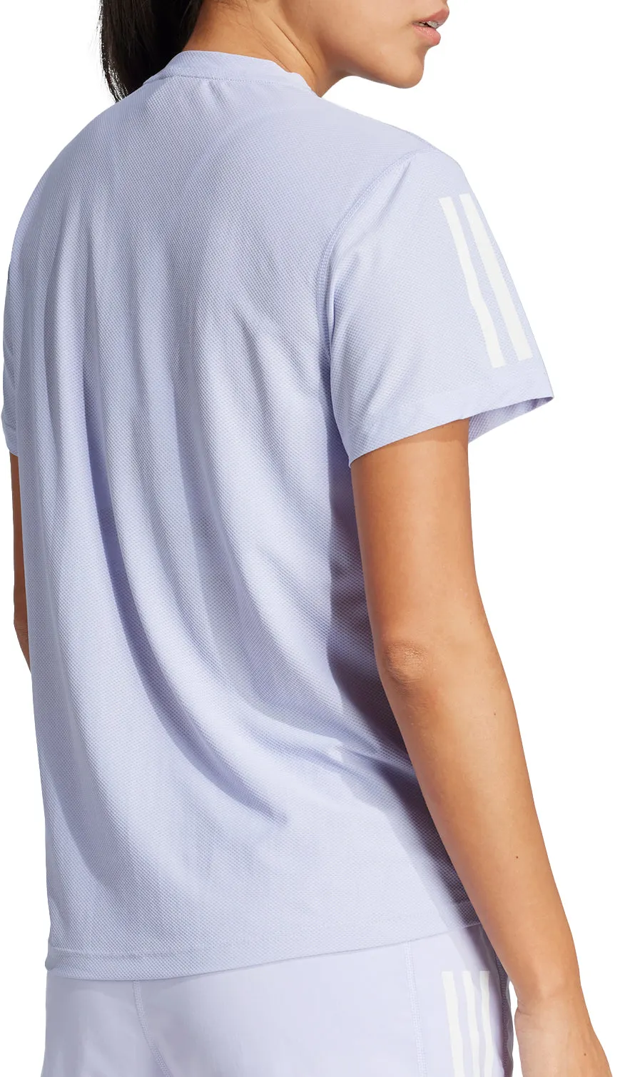 Clothing Adidas  Women adidas Own The Run Short Sleeve Womens Running Top - Purple