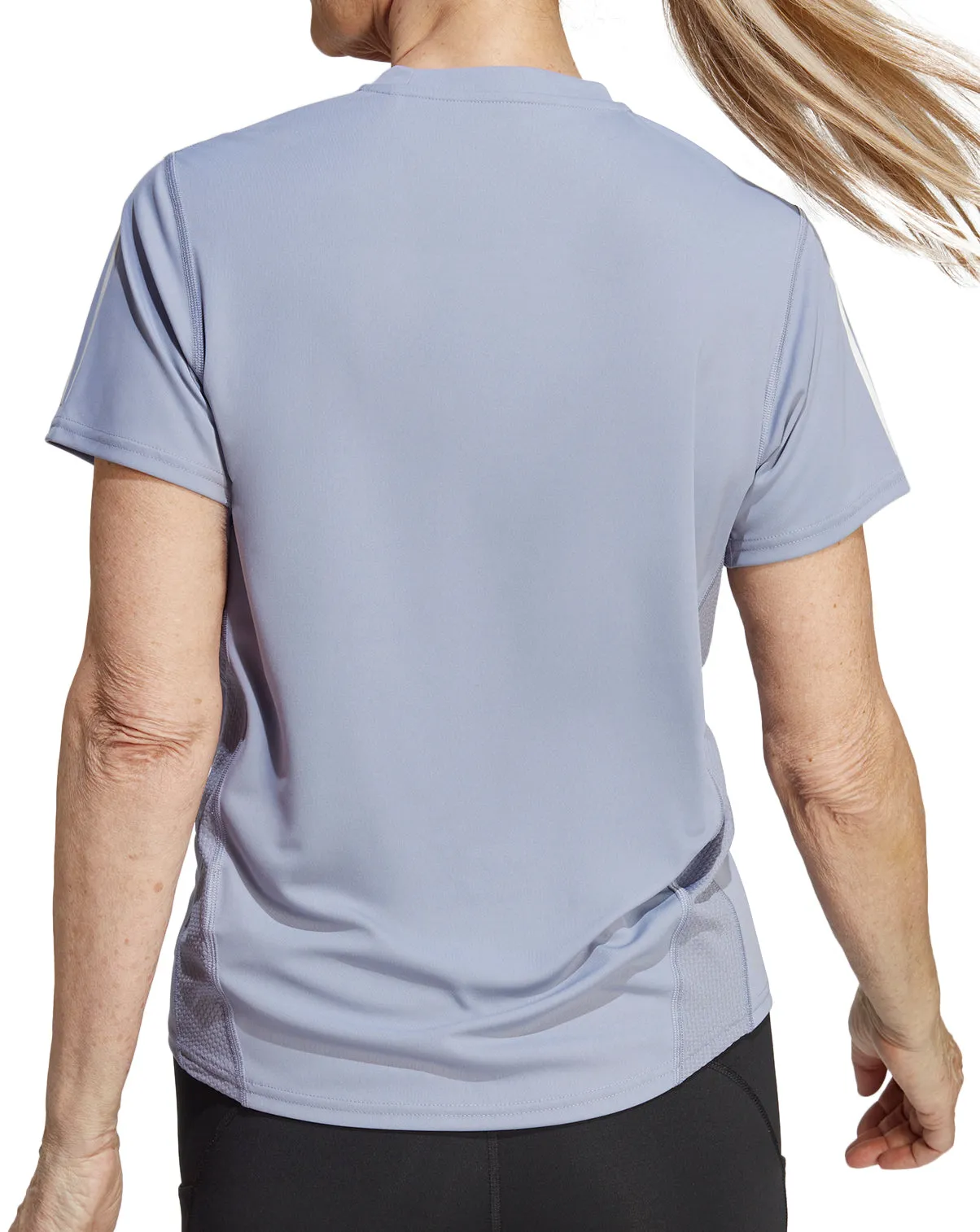 Clothing Adidas  Women adidas Own The Run Short Sleeve Womens Running Top - Purple