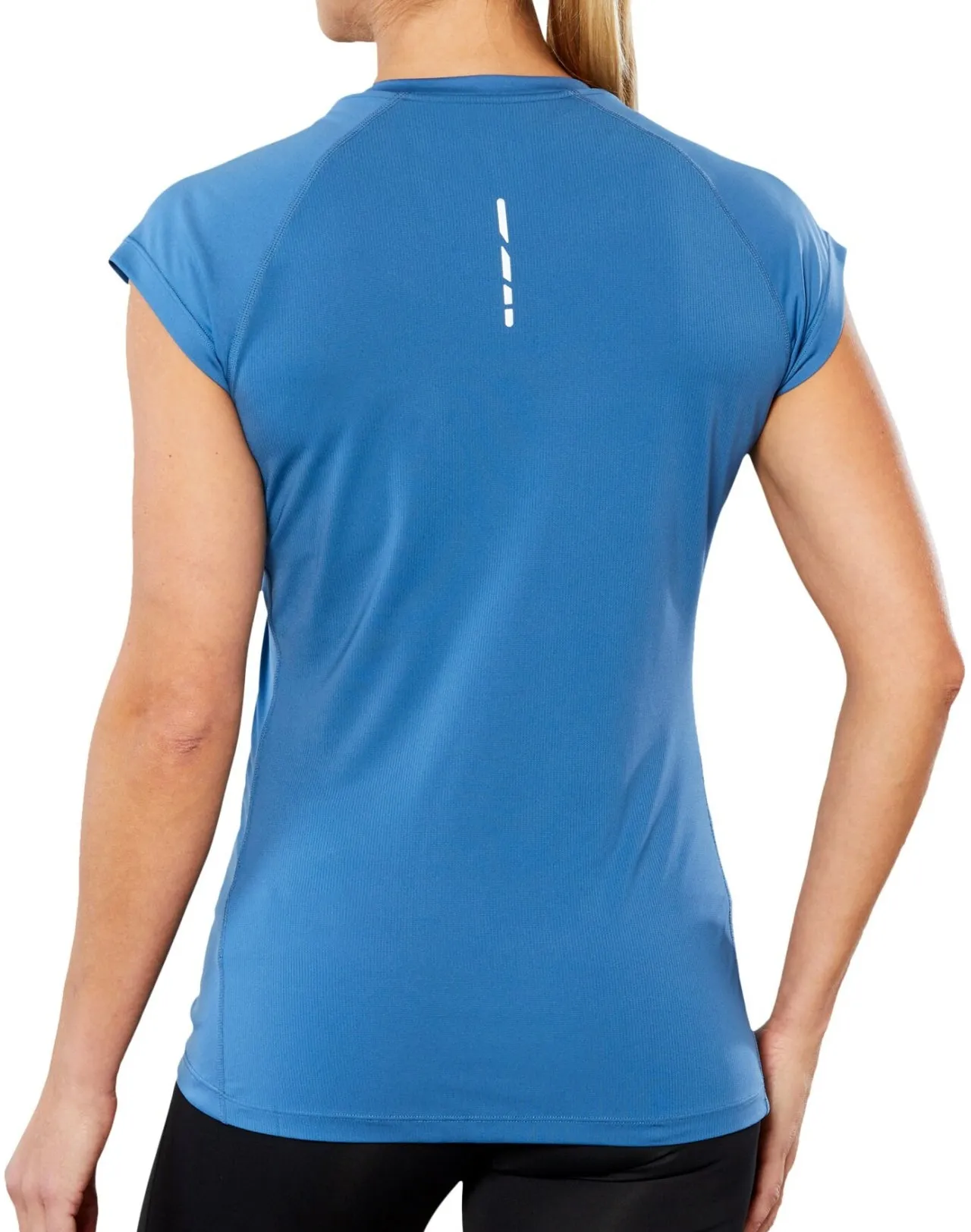 Clothing Asics  women Asics Cap Short Sleeve Womens Running Top - Blue