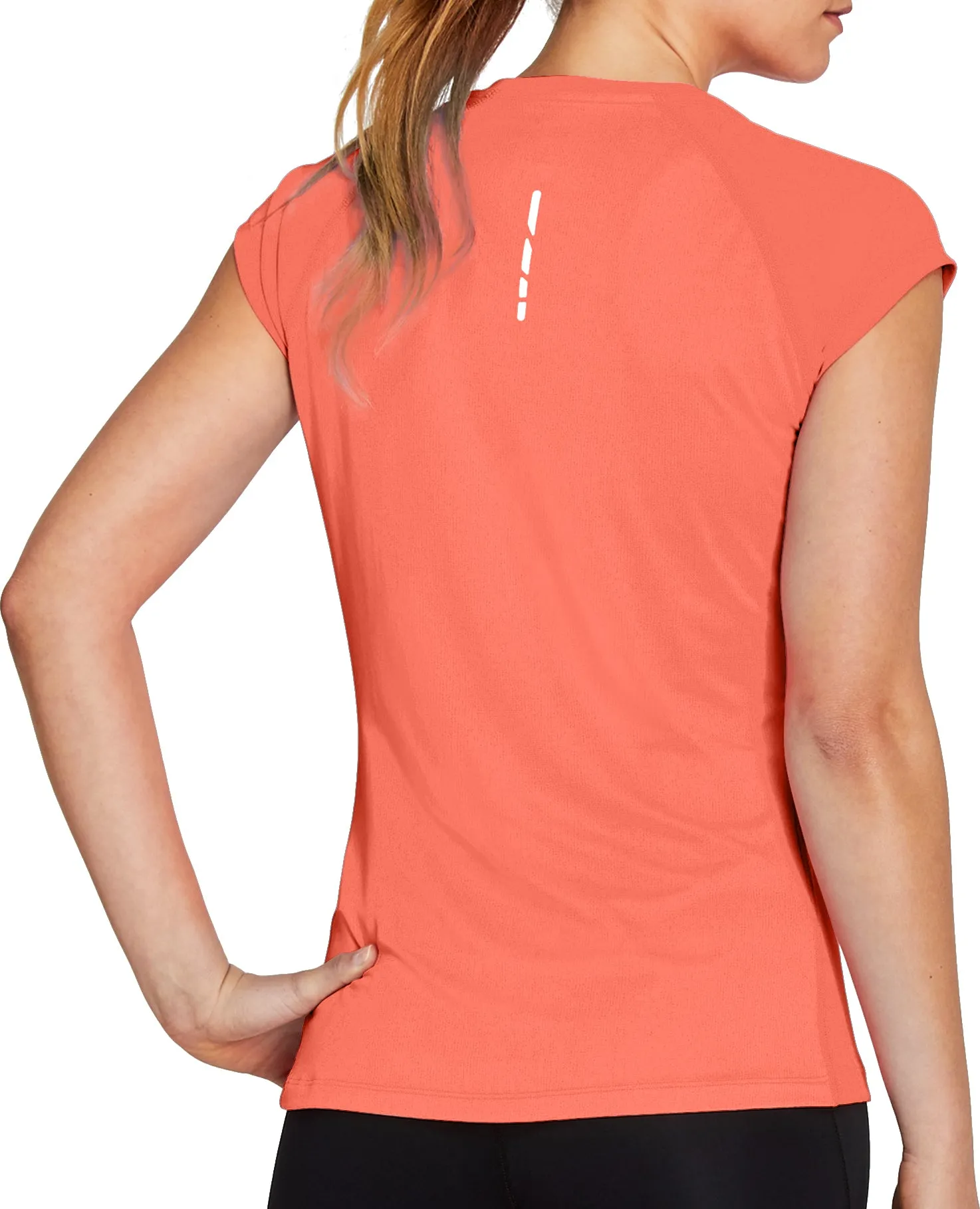 Clothing Asics  women Asics Cap Short Sleeve Womens Running Top - Orange