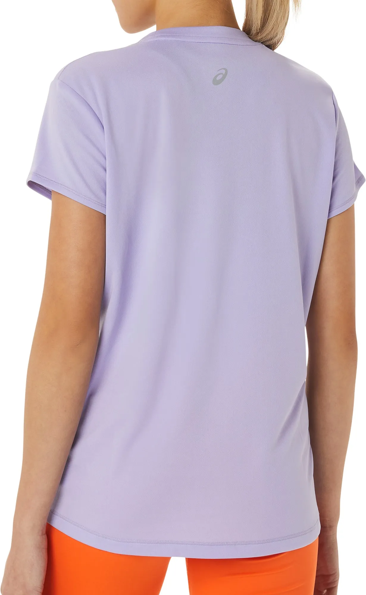 Clothing Asics  women Asics FujiTrail Logo Short Sleeve Womens Running Top - Purple