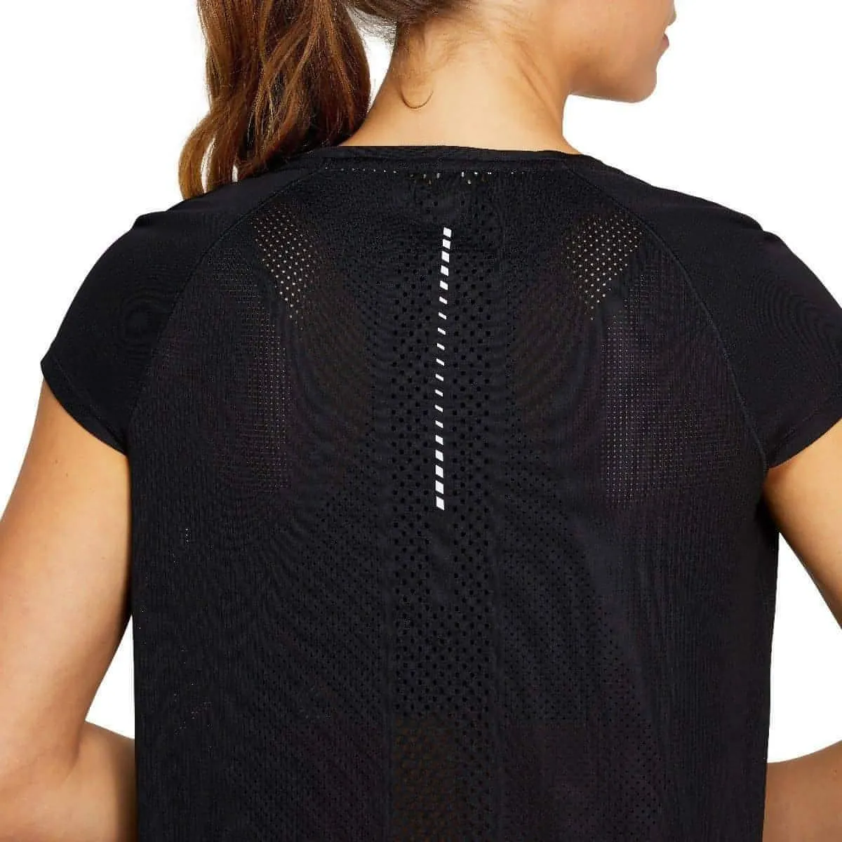 Clothing Asics  women Asics Future Ventilate Short Sleeve Womens Running Top - Black