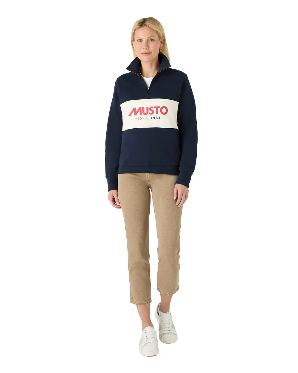 Clothing Musto Musto Womens Classic Half Zip Sweatshirt
