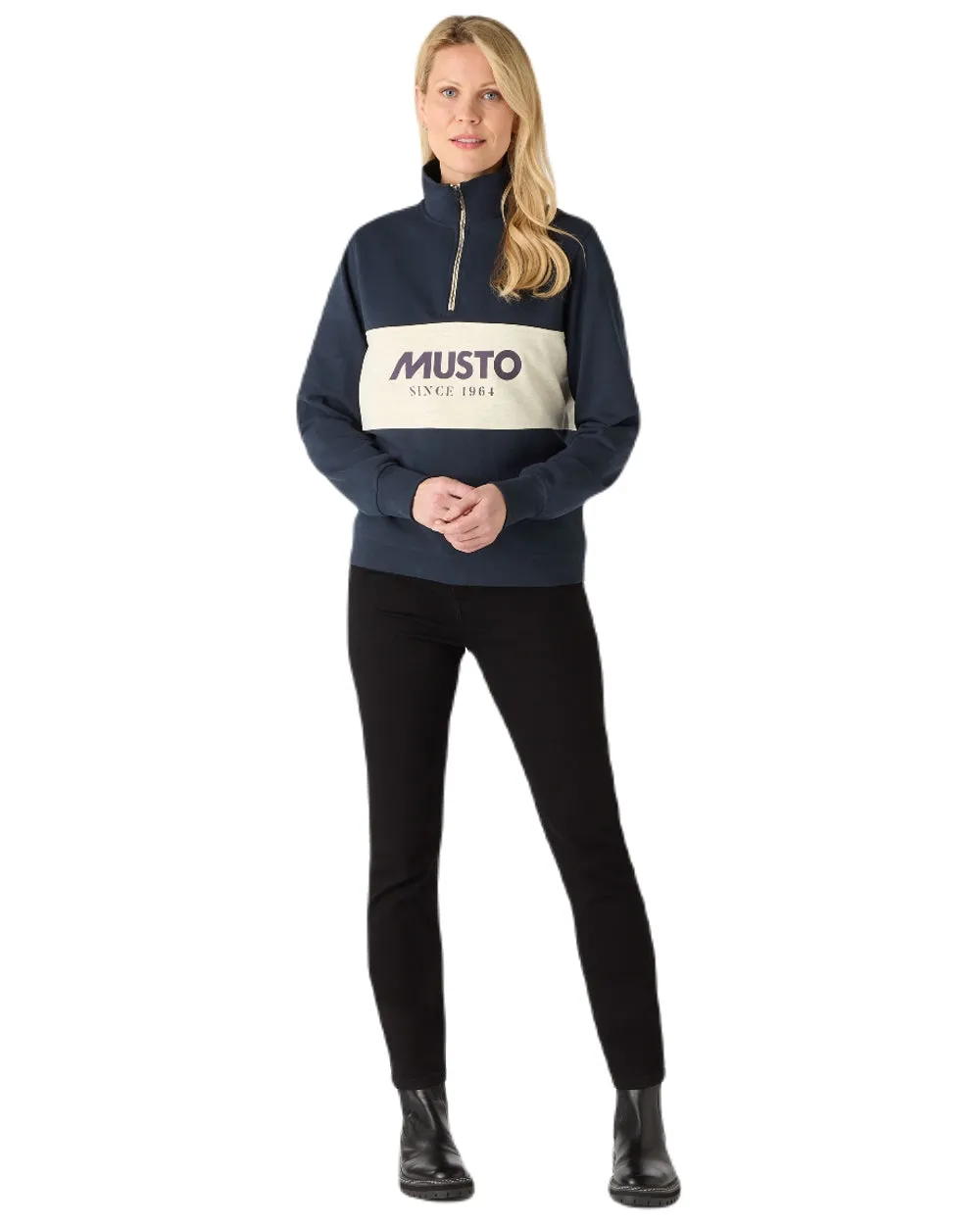 Clothing Musto Musto Womens Classic Half Zip Sweatshirt