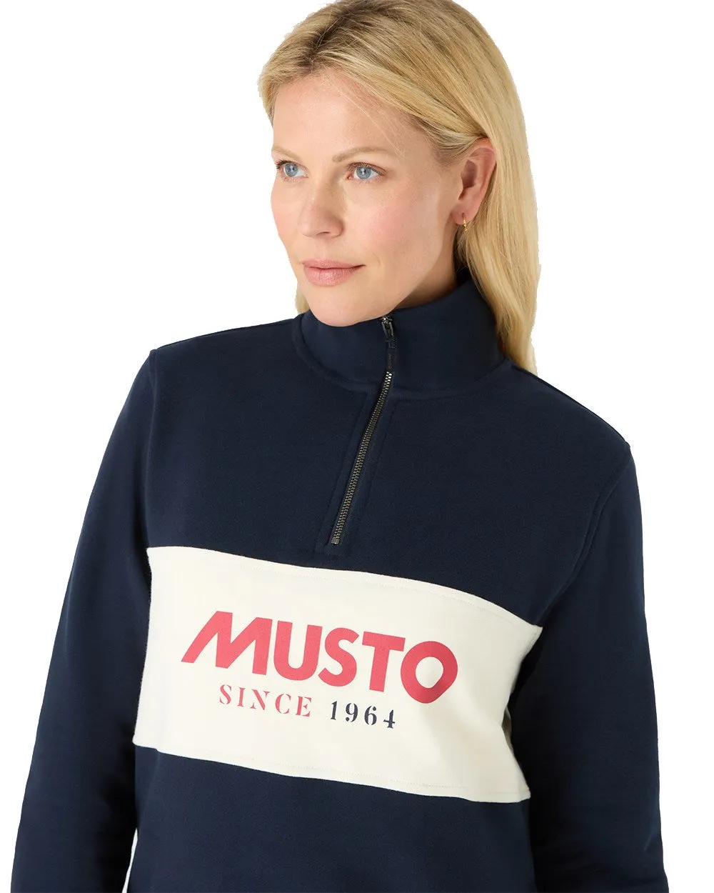 Clothing Musto Musto Womens Classic Half Zip Sweatshirt