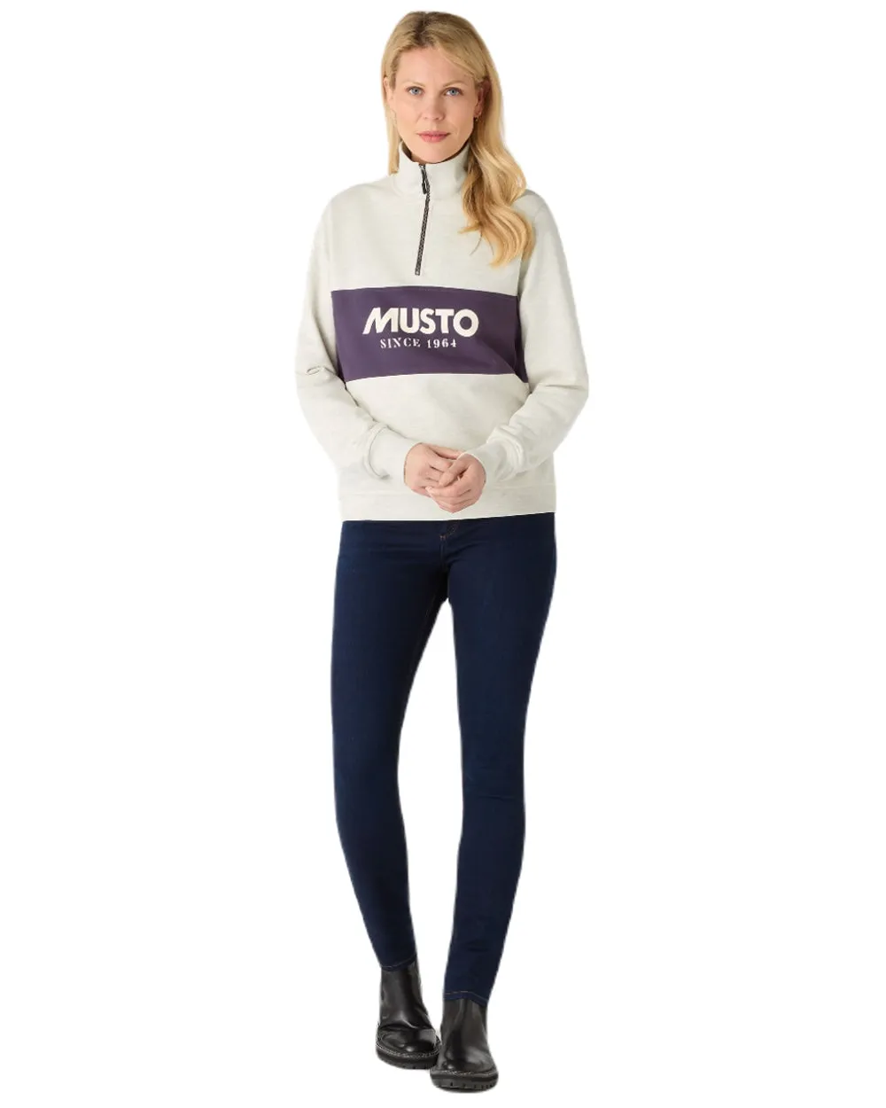 Clothing Musto Musto Womens Classic Half Zip Sweatshirt