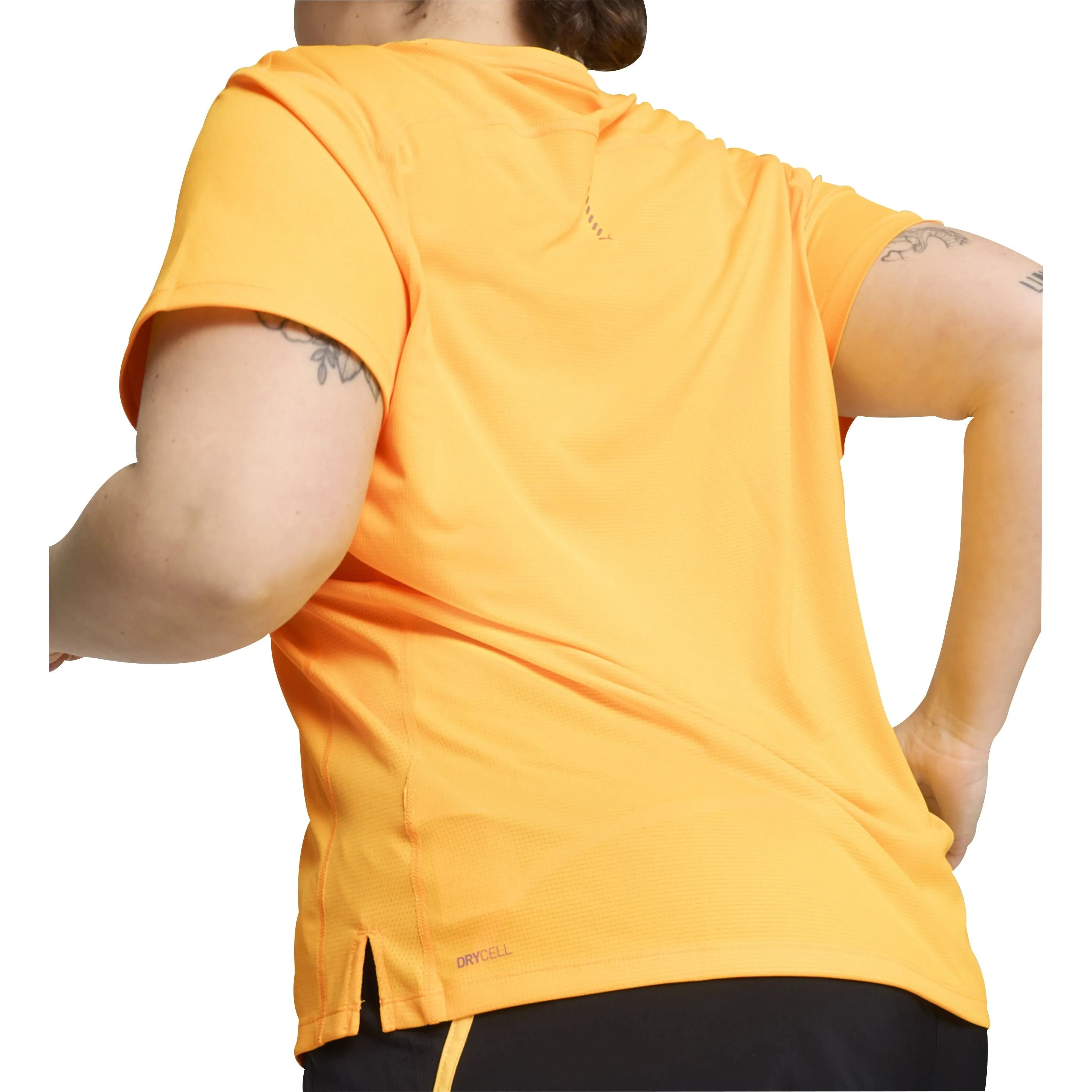 Clothing Puma  Women Puma Run Favourite Velocity Short Sleeve Womens Running Top - Orange