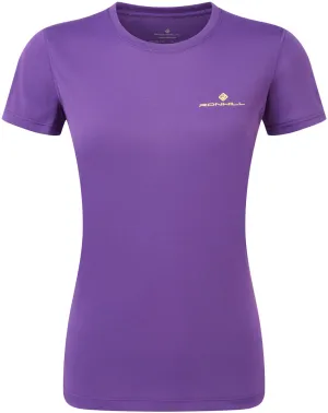 Clothing Ronhill  Women Ronhill Core Short Sleeve Womens Running Top - Purple