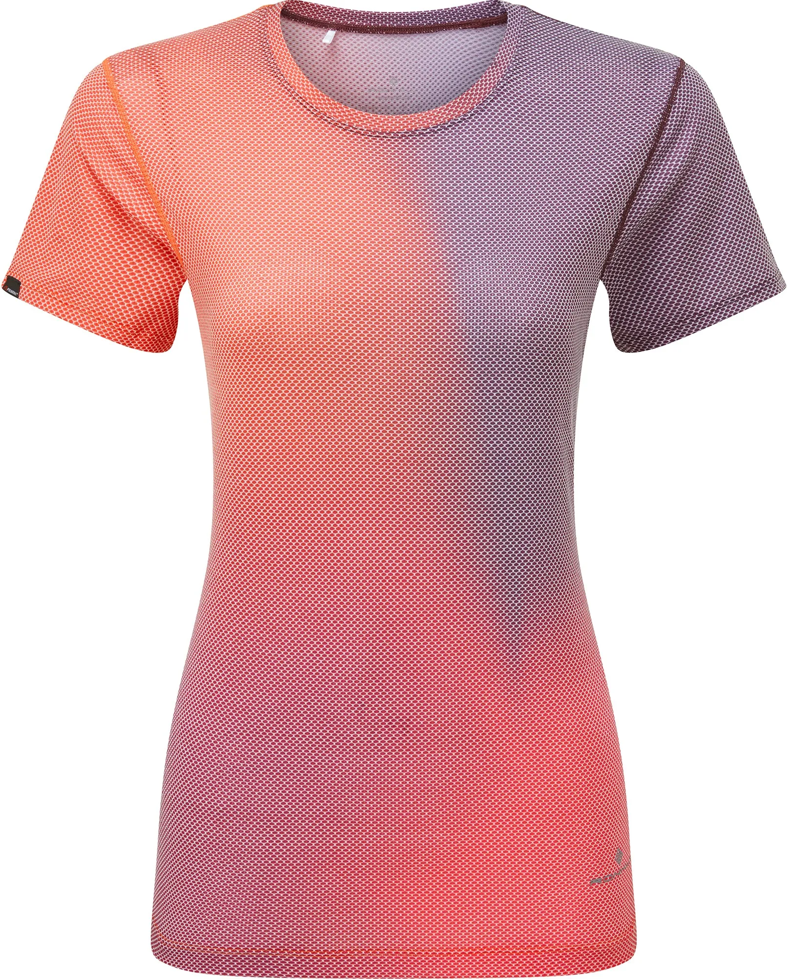 Clothing Ronhill  Women Ronhill Tech Golden Hour Short Sleeve Womens Running Top - Pink