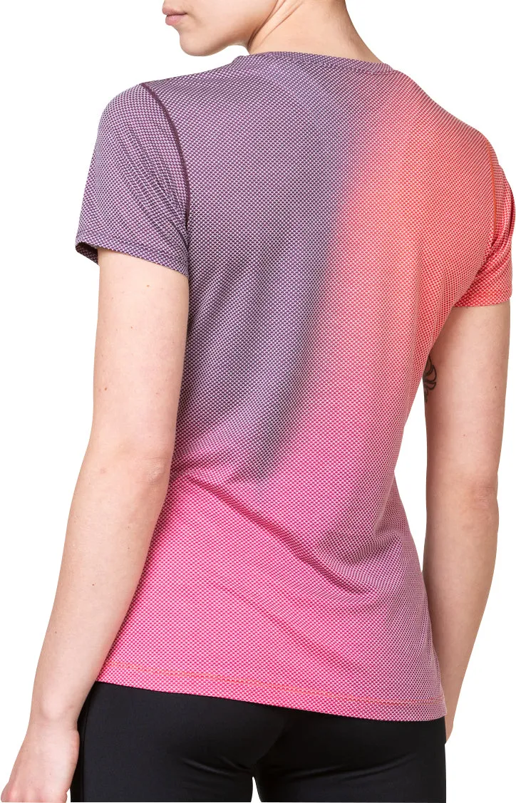 Clothing Ronhill  Women Ronhill Tech Golden Hour Short Sleeve Womens Running Top - Pink