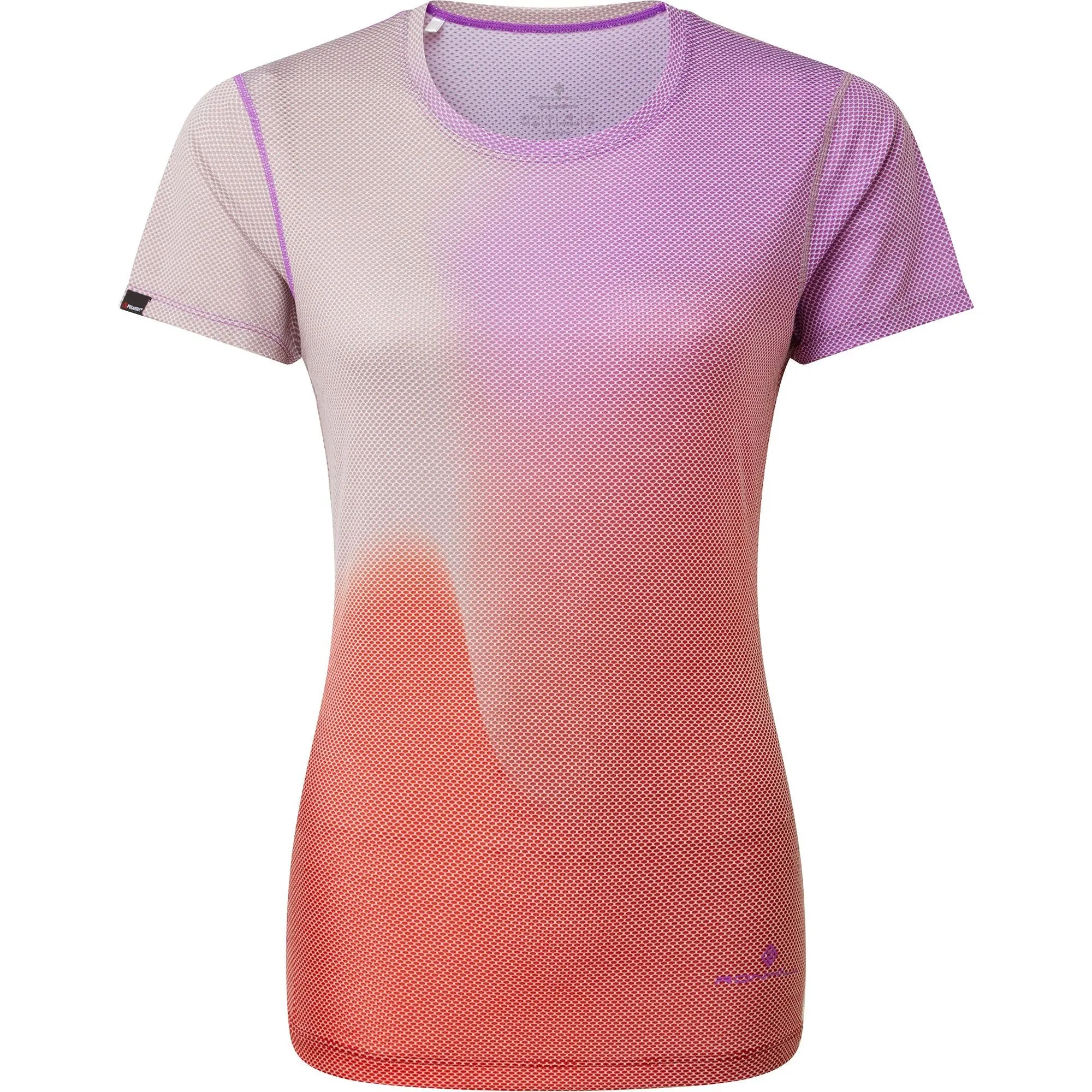 Clothing Ronhill  Women Ronhill Tech Golden Hour Short Sleeve Womens Running Top - Red