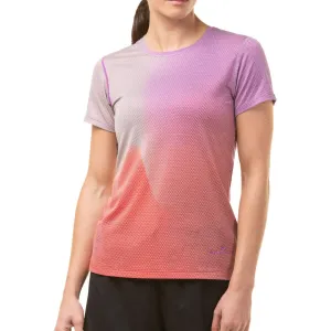 Clothing Ronhill  Women Ronhill Tech Golden Hour Short Sleeve Womens Running Top - Red