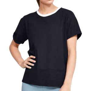 Clothing Under Armour  Women Under Armour Charged Cotton Short Sleeve Womens Training Top - Black