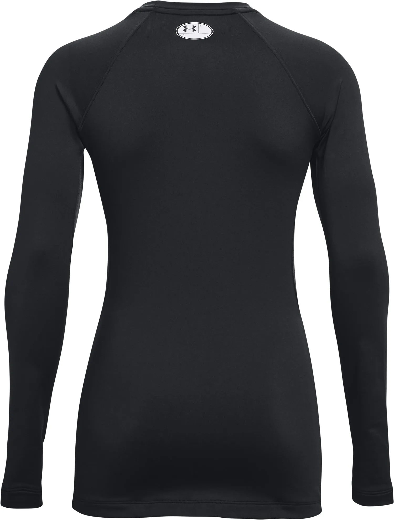 Clothing Under Armour  Women Under Armour ColdGear Authentics Long Sleeve Womens Running Top - Black