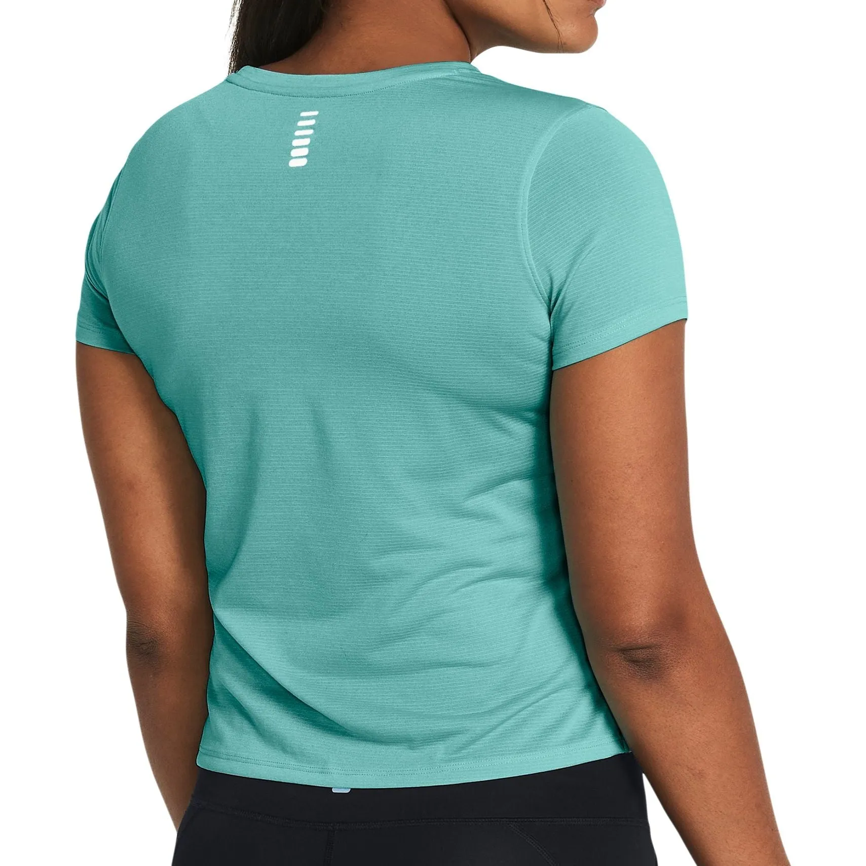Clothing Under Armour  Women Under Armour Launch Short Sleeve Womens Running Top - Green