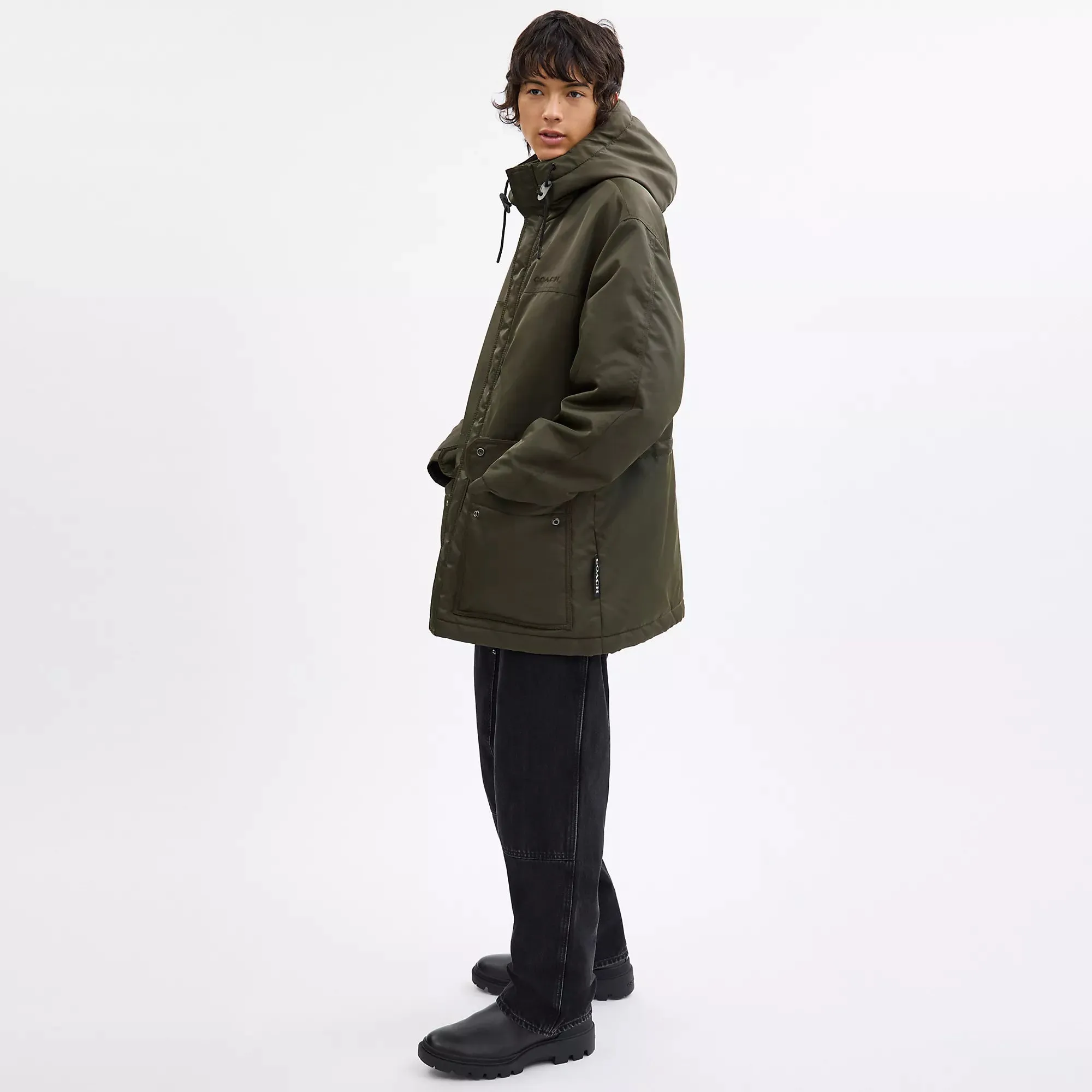 Coach Outlet Parka In Recycled Nylon