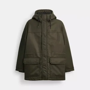 Coach Outlet Parka In Recycled Nylon