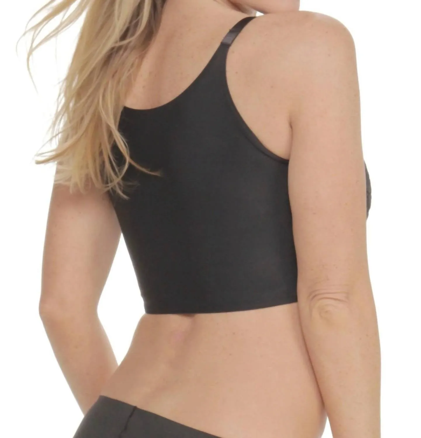Comfeez Short Bralette With Lace Trim Detail In Black