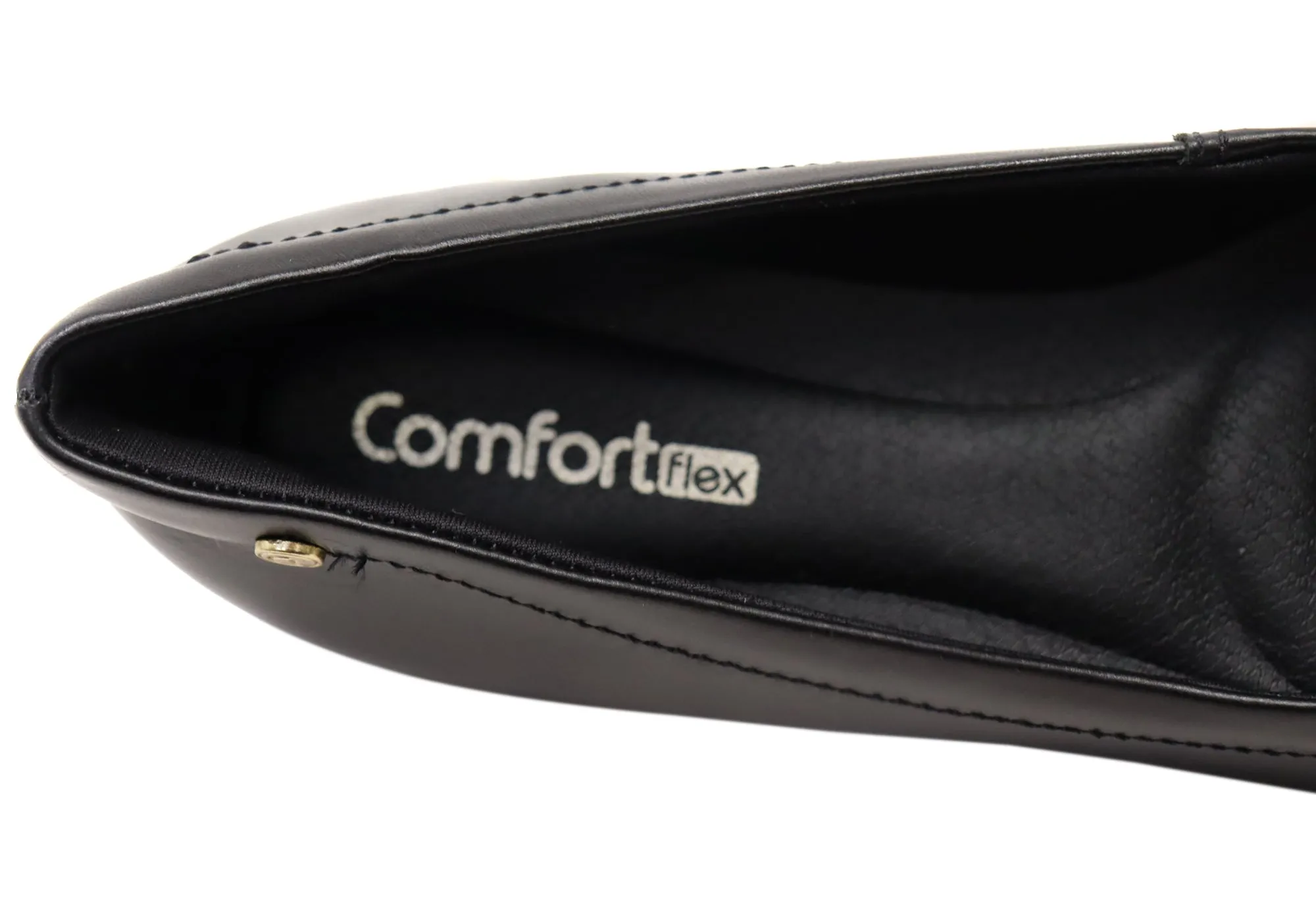 Comfortflex Tina Womens Leather Comfortable Brazilian Low Heel Shoes Comfortflex Shoes