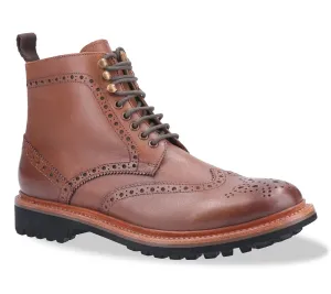 Cotswold Rissington Commando Brogue Boots Cotswold Shoes
