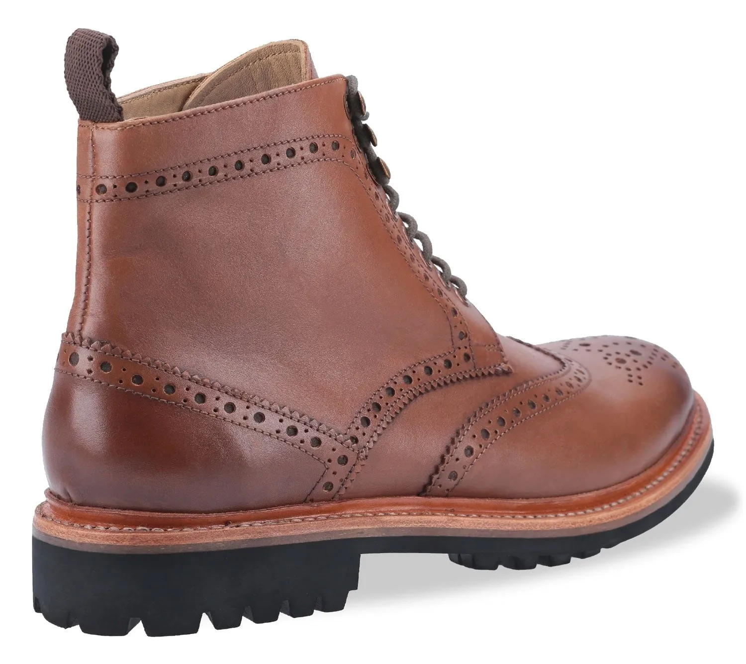 Cotswold Rissington Commando Brogue Boots Cotswold Shoes