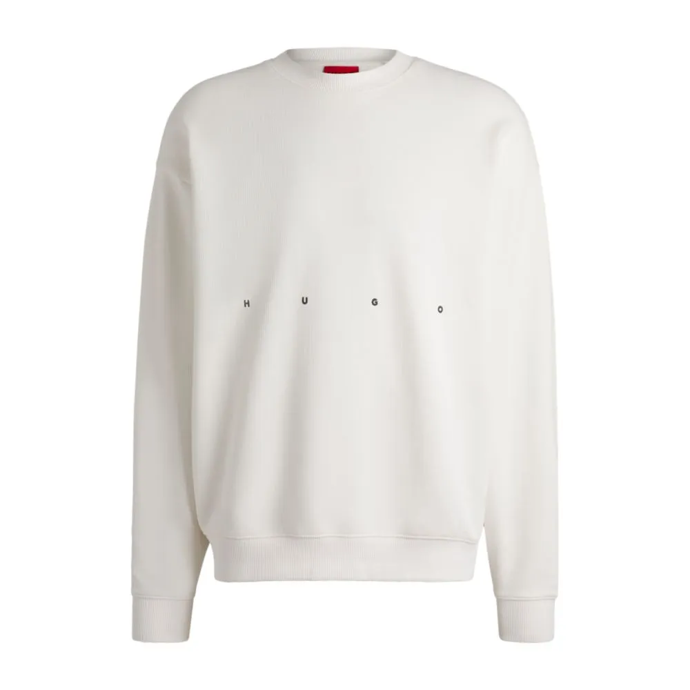 Cotton-terry sweatshirt with logo artwork