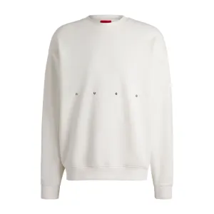 Cotton-terry sweatshirt with logo artwork