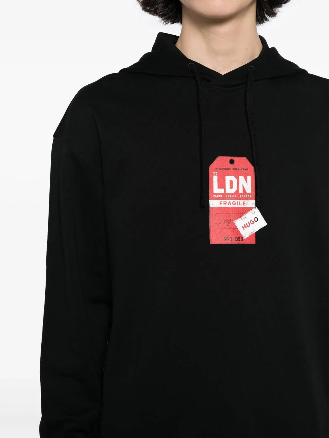 Dagunoso Hoodie Sweatshirt In Black