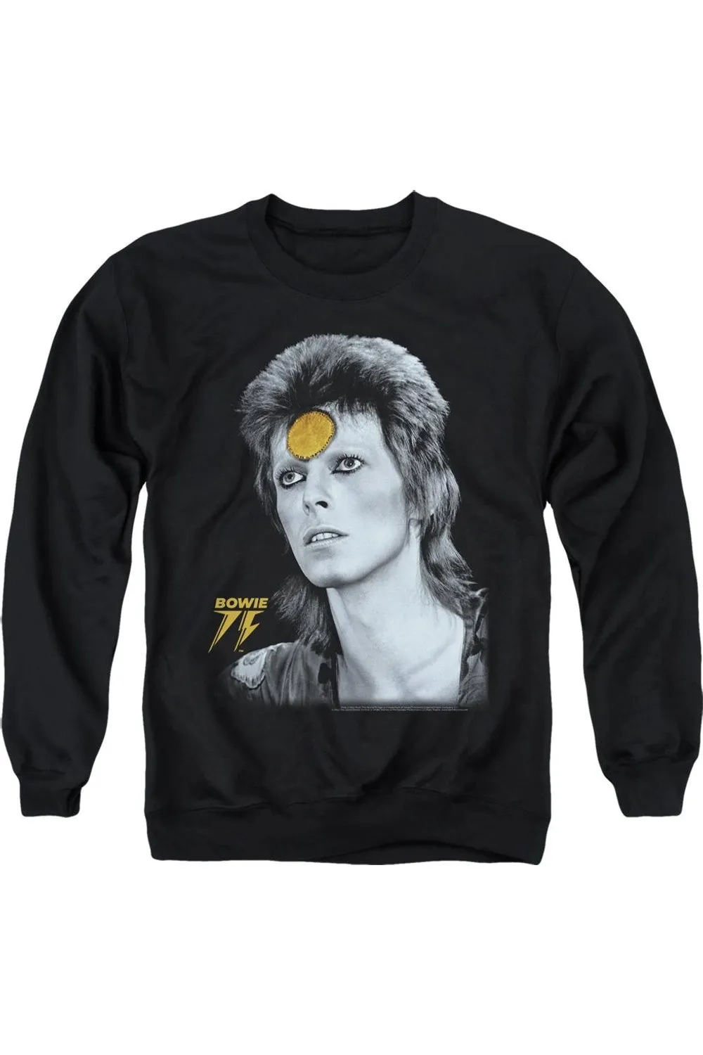 David Bowie Golden Bowie Adult Crewneck Sweatshirt