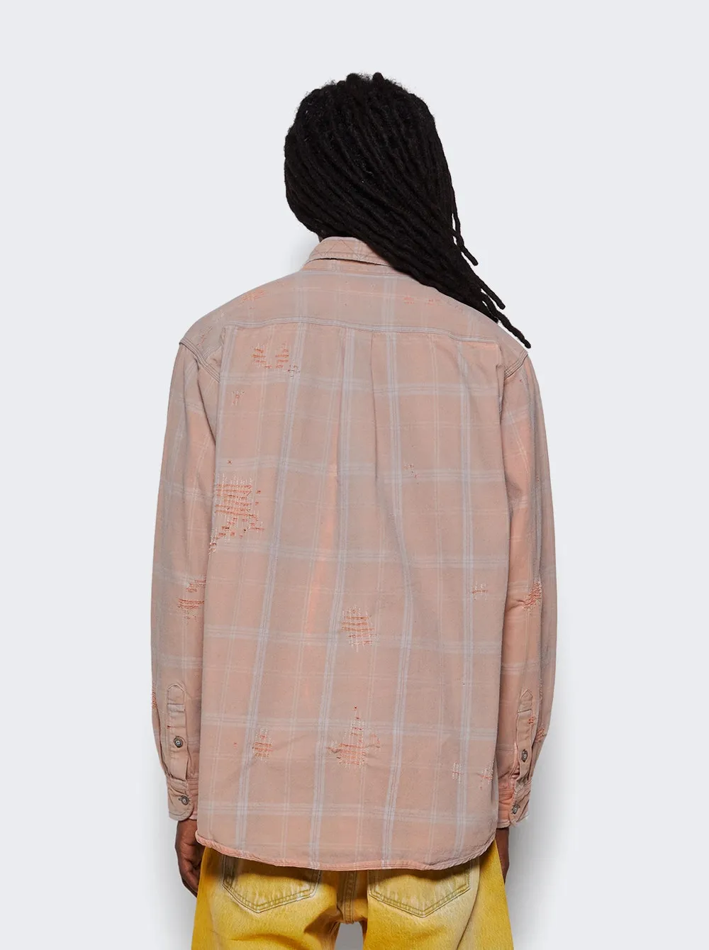 Destroyed Flannel Shirt