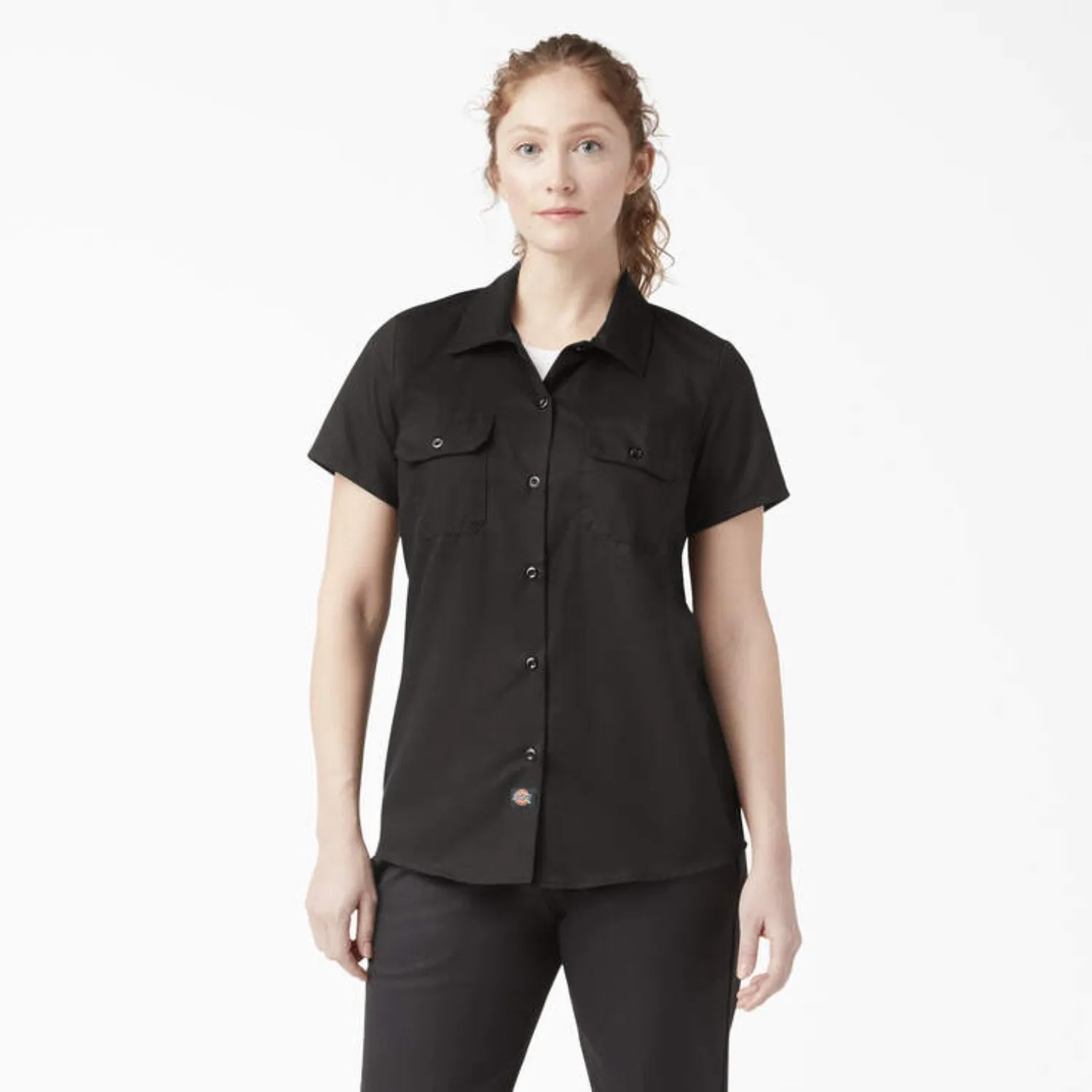 Dickies Women's 574 Original Button Short Sleeve Twill Work Shirt Dickies Clothing