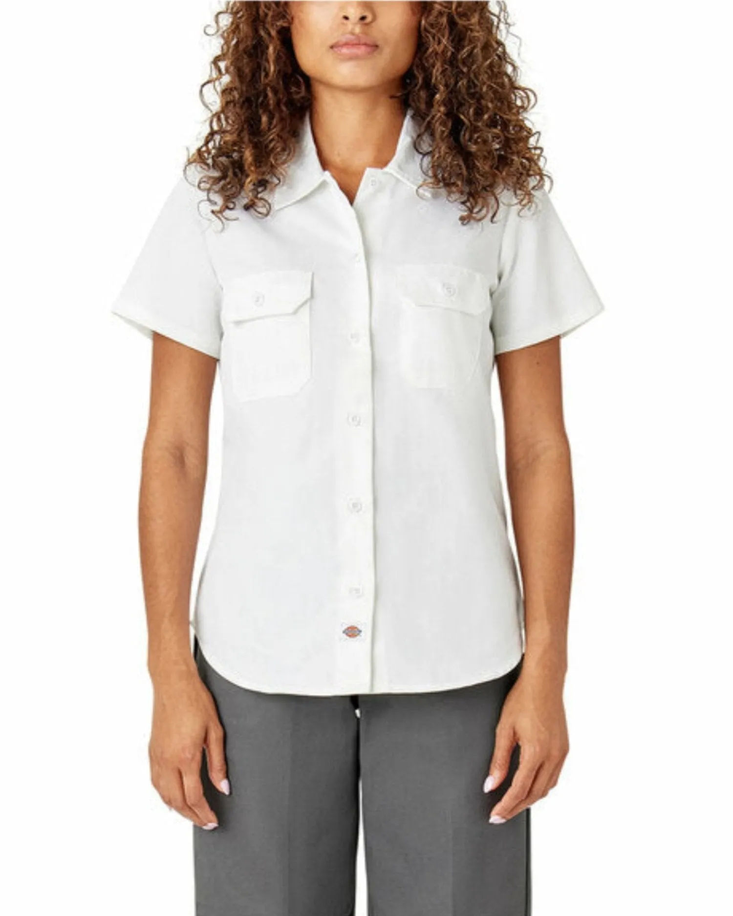 Dickies Women's 574 Original Button Short Sleeve Twill Work Shirt Dickies Clothing