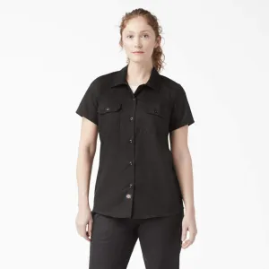 Dickies Women's 574 Original Button Short Sleeve Twill Work Shirt Dickies Clothing