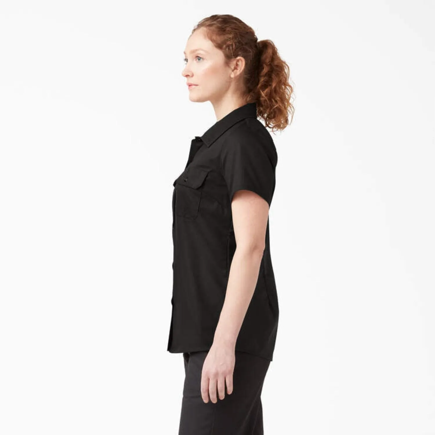 Dickies Women's 574 Original Button Short Sleeve Twill Work Shirt Dickies Clothing