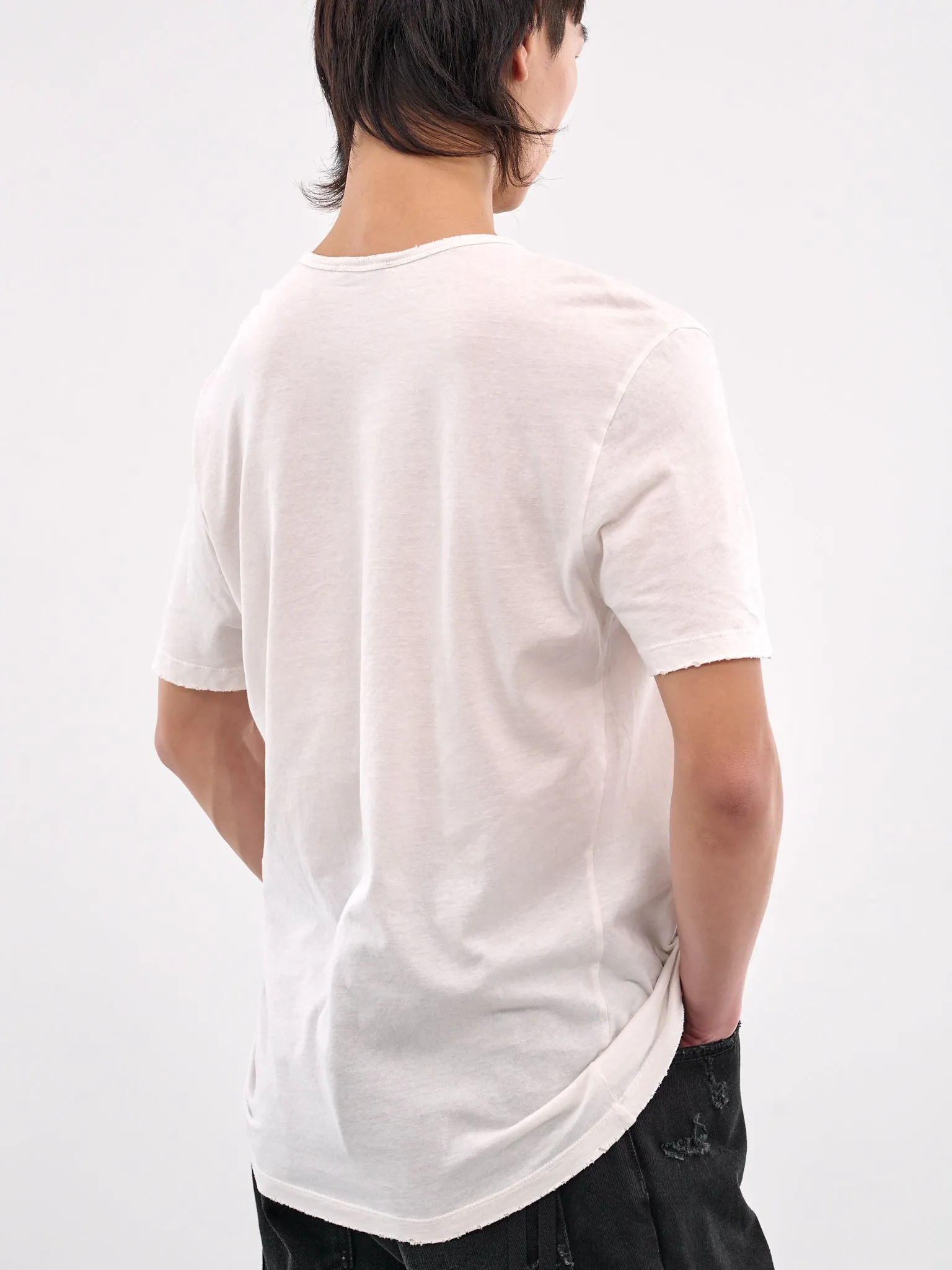 Distressed Graphic Tee (B0012877-FA637-IVORY)