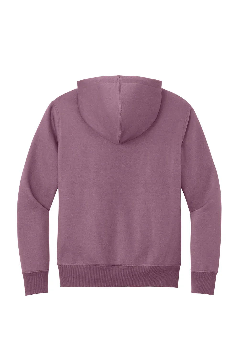 District Mens Perfect Weight Fleece Hooded Sweatshirt Hoodie w/ Pouch Pocket - Orchid Haze