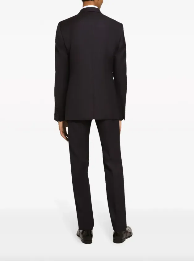 Dolce & Gabbana contrasting lapels two-piece suit