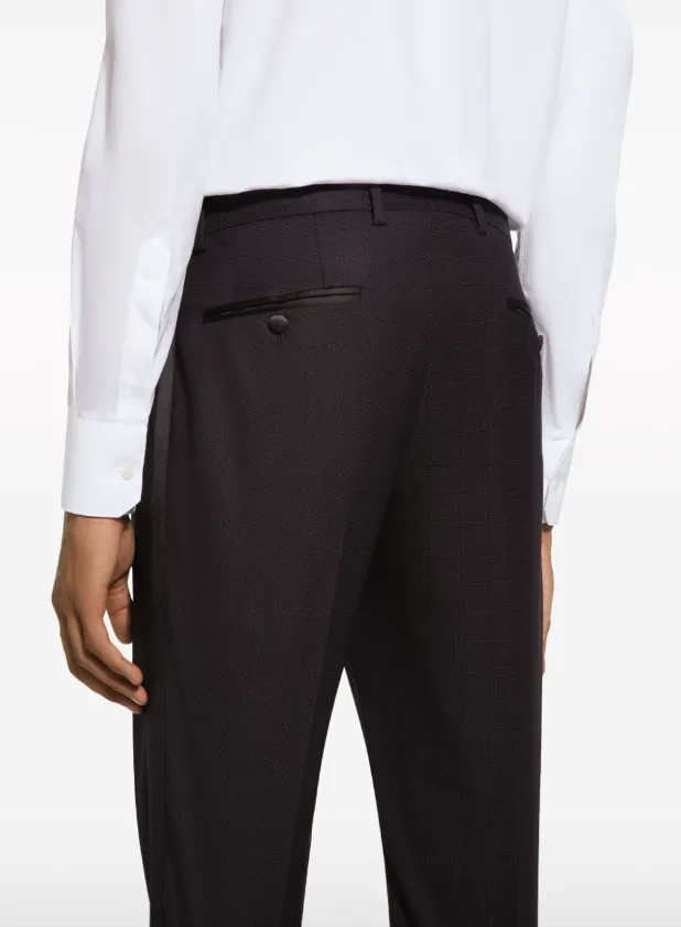 Dolce & Gabbana contrasting lapels two-piece suit