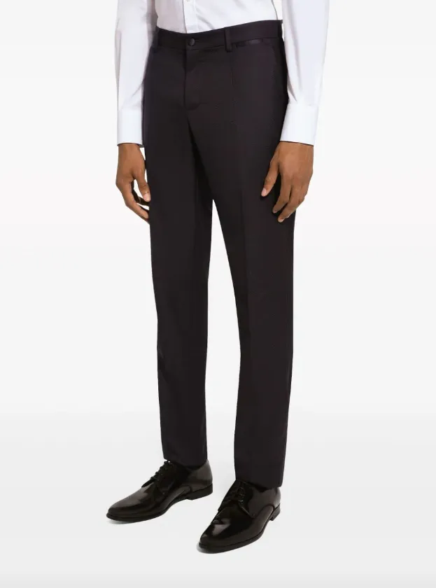 Dolce & Gabbana contrasting lapels two-piece suit