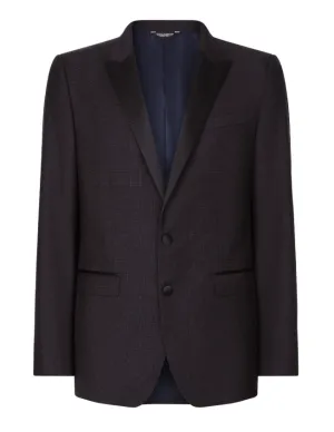 Dolce & Gabbana contrasting lapels two-piece suit