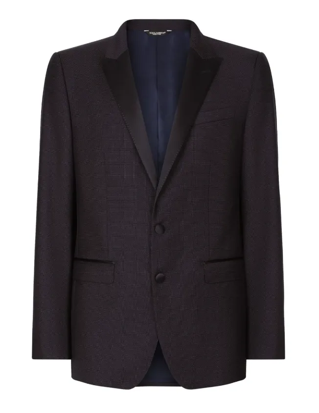 Dolce & Gabbana contrasting lapels two-piece suit
