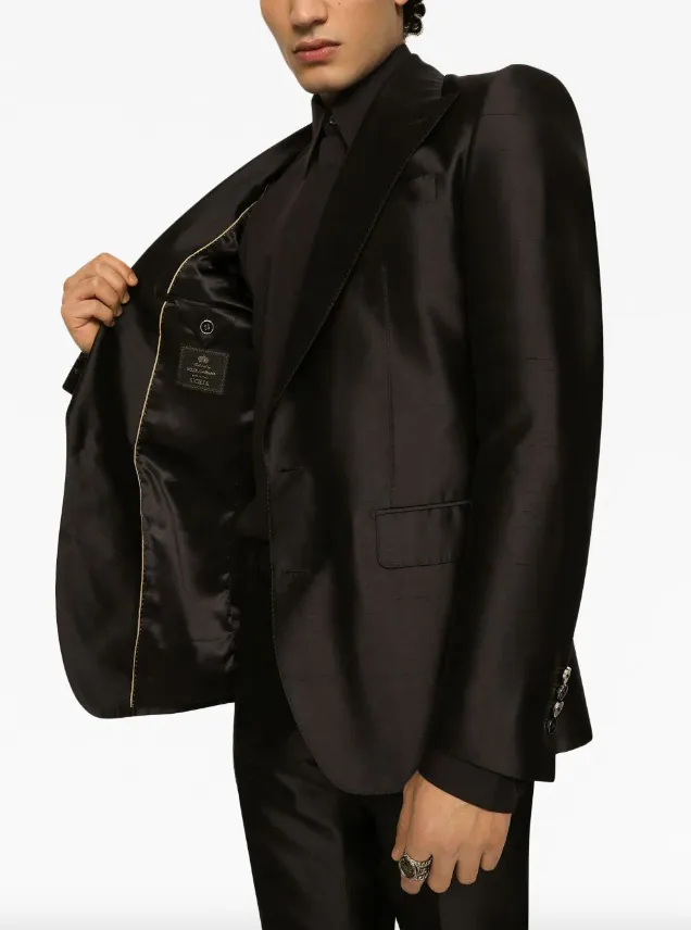 Dolce & Gabbana single-breasted Sicilia-fit suit